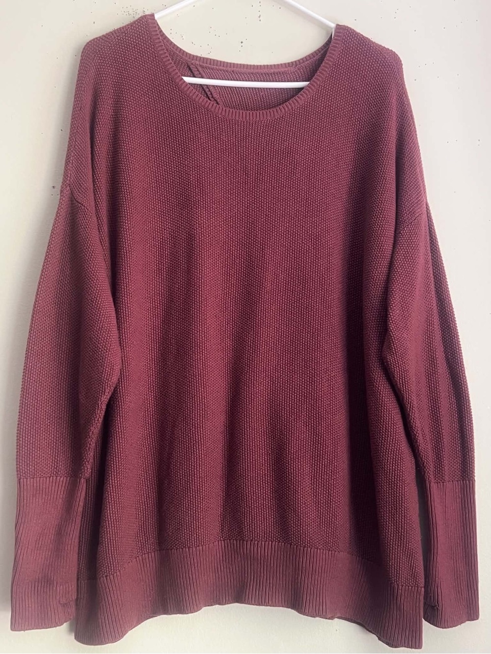 lululemon athletica Textured Crewneck Sweater - Mauve Plum